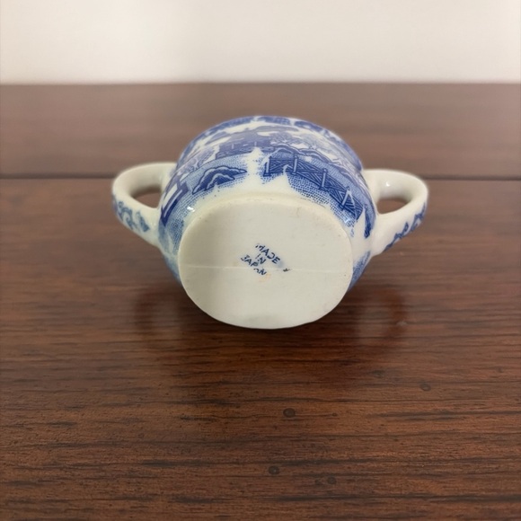 Blue Willow Print Porcelain Bowl Mini Decoration - Picture 9 of 9